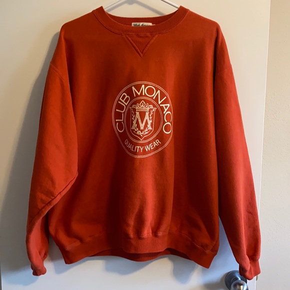 Club Monaco Other - Club Monaco 90’s Vintage Crest Sweatshirt